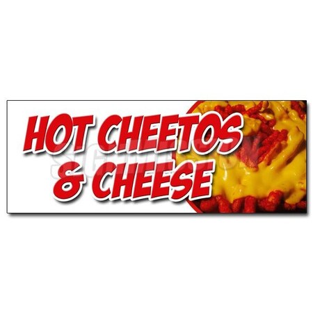 Signmission HOT CHEETOS & CHEESE DECAL sticker melted mexican chili tex mex food, D-24 Hot Cheetos & Cheese D-24 Hot Cheetos & Cheese
